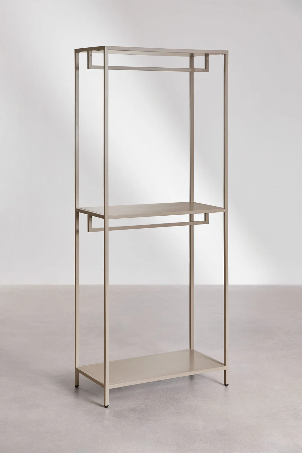UV HOME Janine 3-Piece Open Modular Wardrobe with Steel Shelves