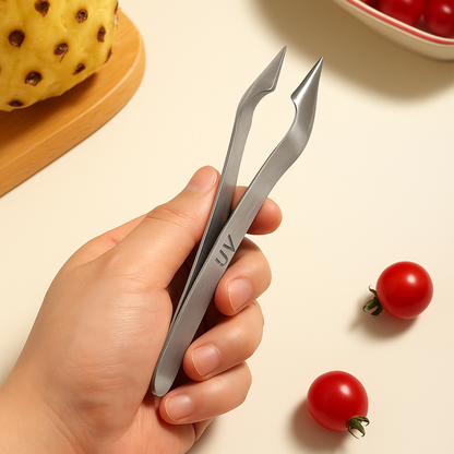 UV HOME Stainless Steel Precision Tweezers – Durable & Ergonomic Design