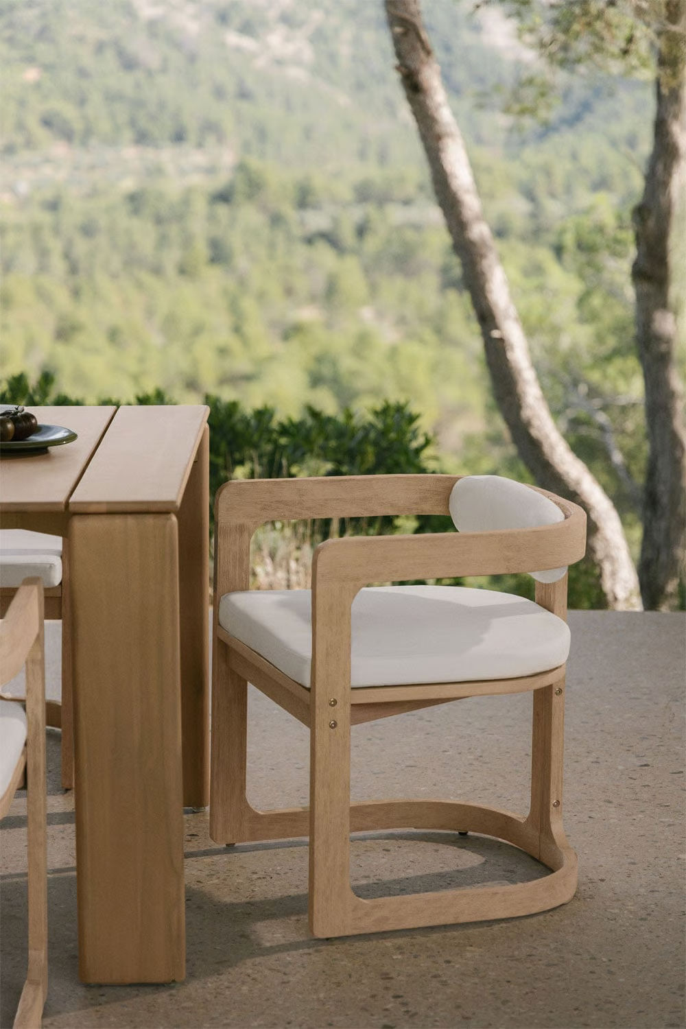UV HOME Selira Acacia Wood Garden Chair