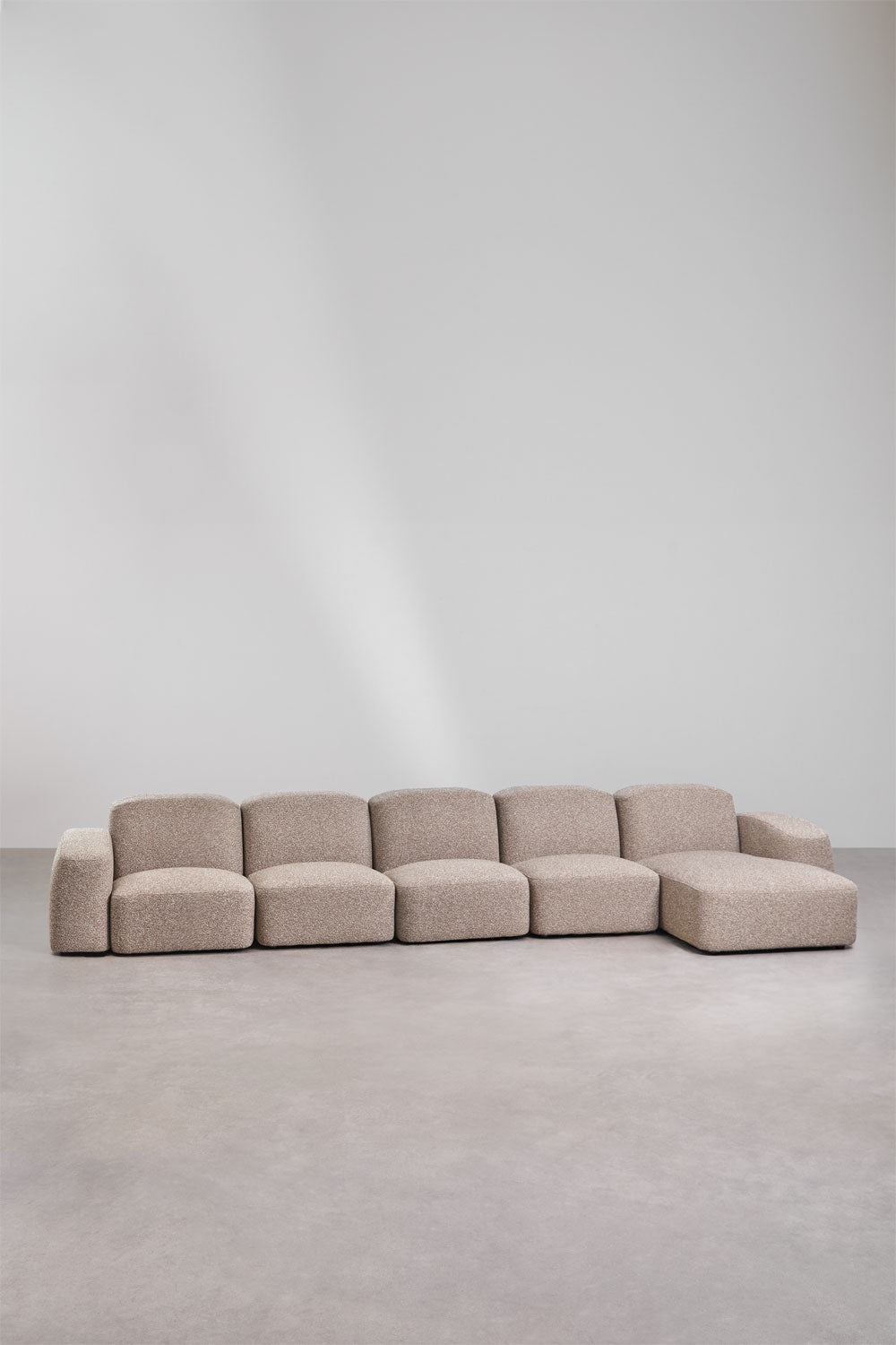 UV HOME Bastian 5-piece modular chaise longue sofa right