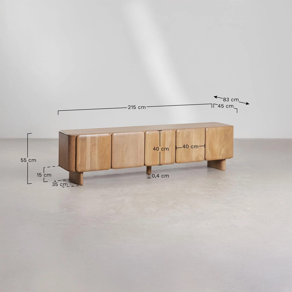 UV. HOME Mango wooden TV cabinet Miller