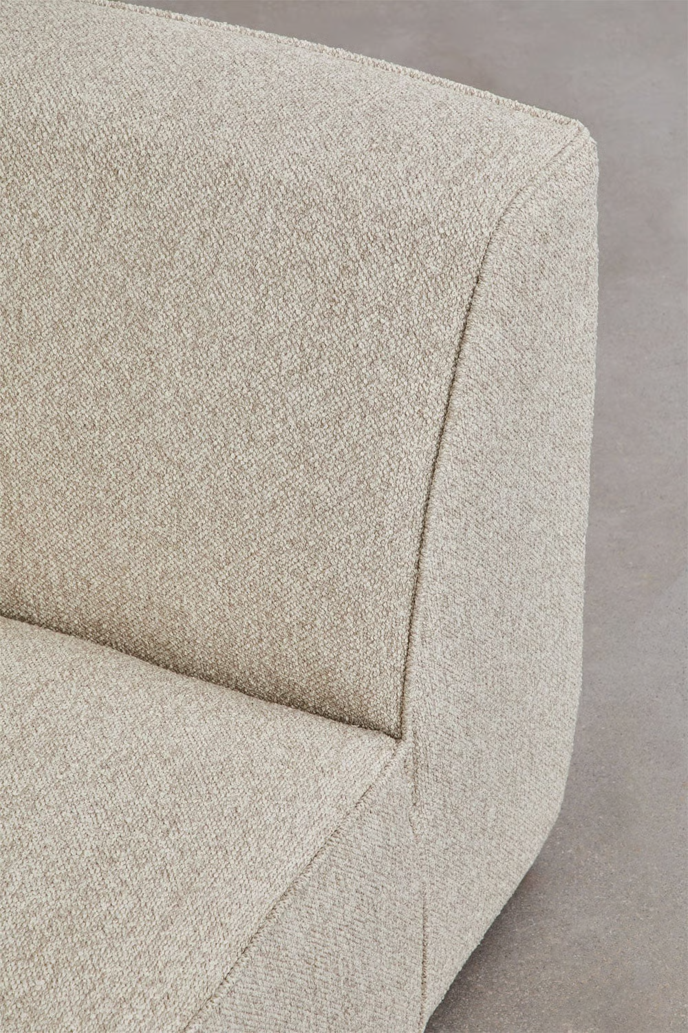 Cardea 3-piece modular sofa with double upholstered chaise longue