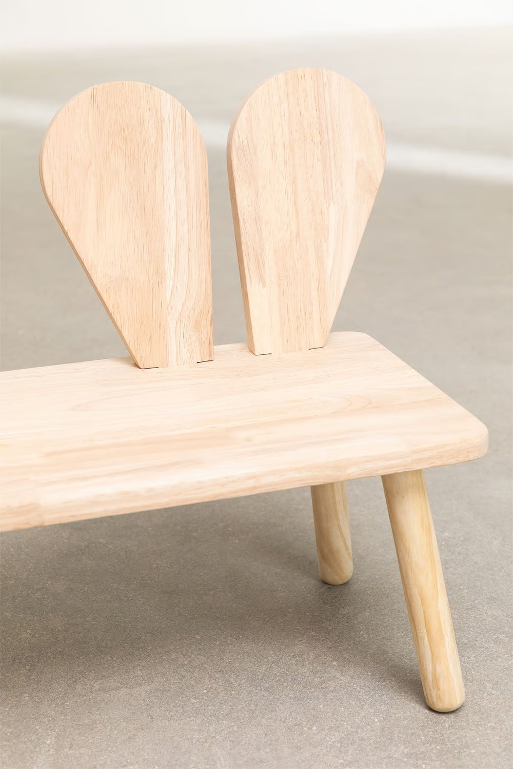 UV Home Buny Kids wooden bench in pine wood