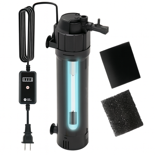 UV Aquarium Sterilizer with Filter Sponges by UV Home