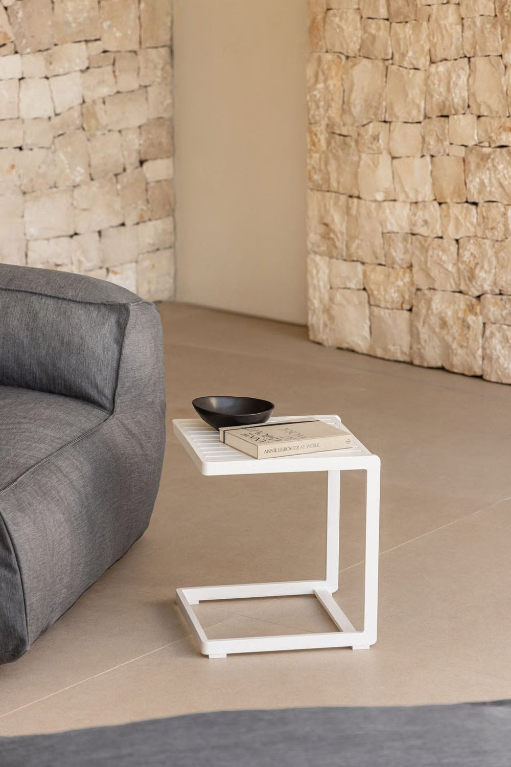 UV HOME Dulem Square Garden Side Table 40 x 40 cm (Aluminium)