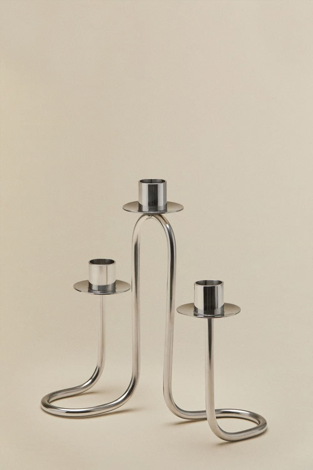 UV HOME Tyva 3-Arm Steel Candle Holder