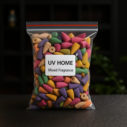 UV HOME Mixed Fragrance Incense Cones – Long-Lasting Aromatherapy