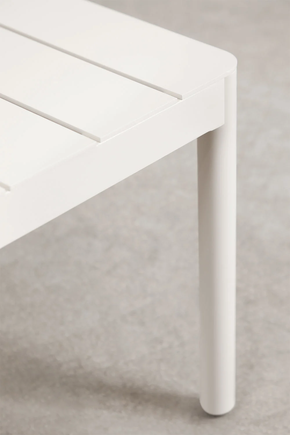 UV HOME Boleni Rectangular Aluminium Garden Table 110 x 60 cm