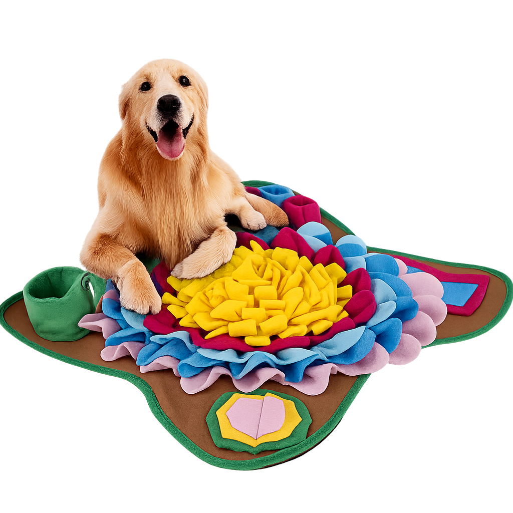 UV HOME Colorful Flower Snuffle Mat for Dogs,cats