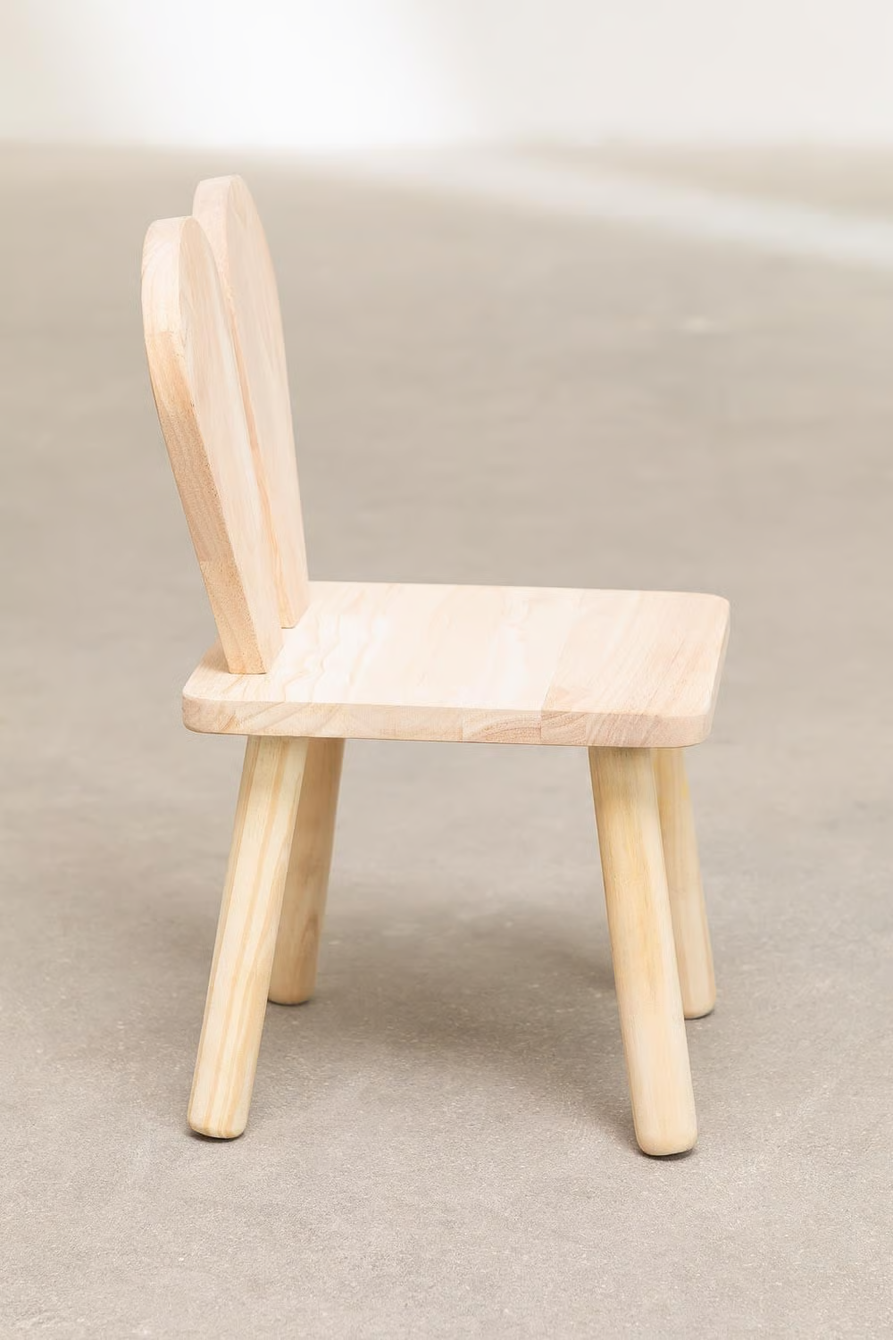 UV Home Buny Kids high chair in pine wood