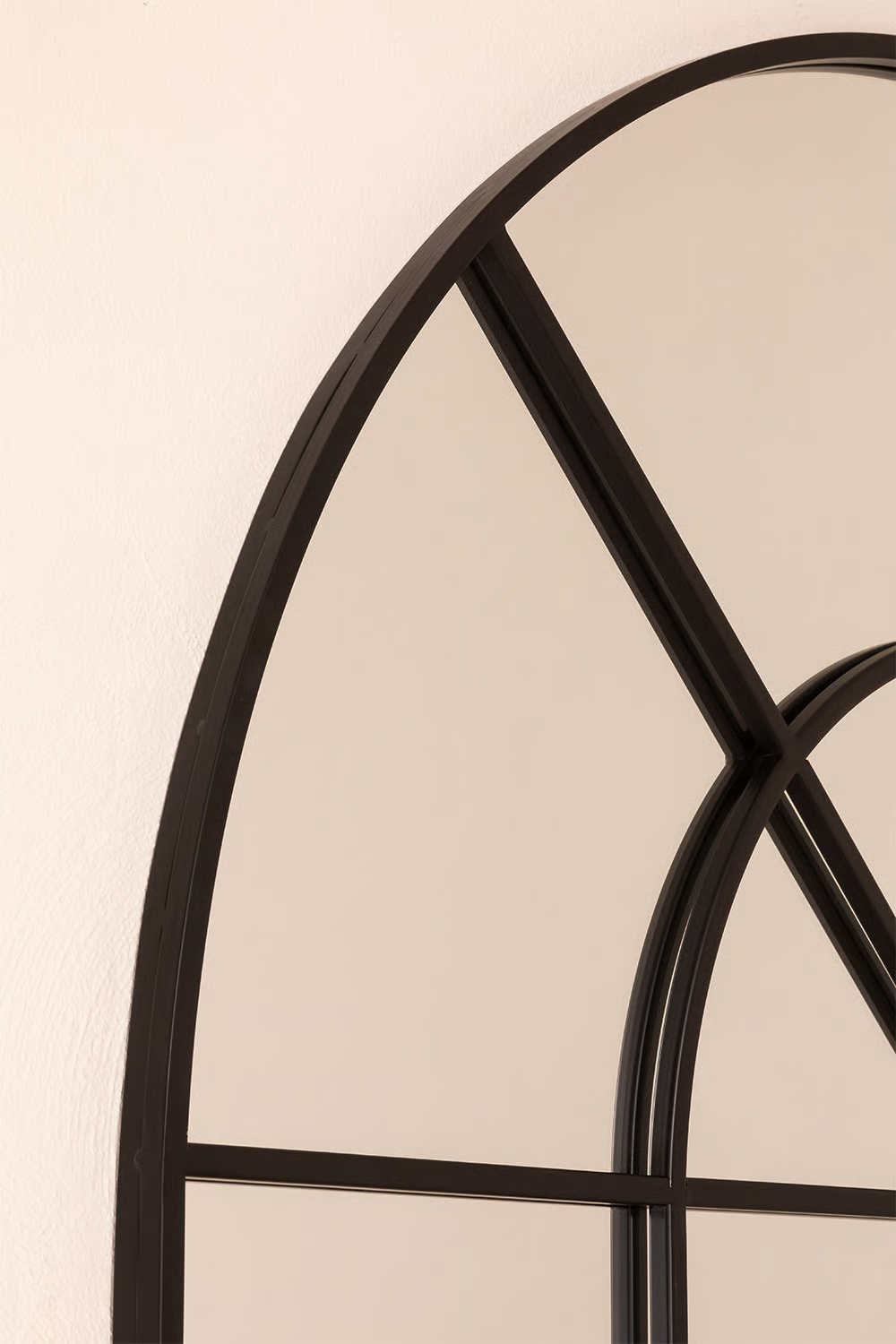 Paola Metal Wall Mirror with Window Effect 90 x 135 cm