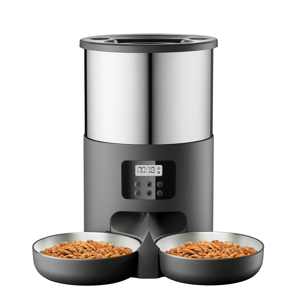 Automatic Double Bowl Pet Feeder – by UV Home