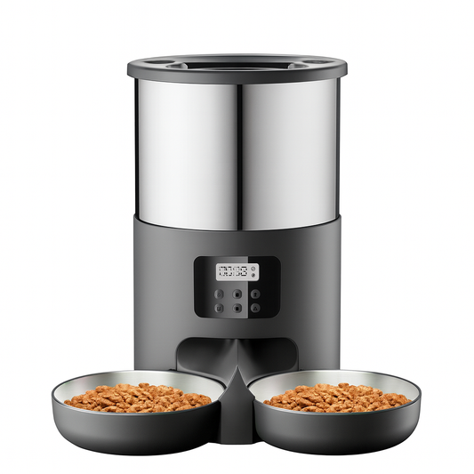 Automatic Double Bowl Pet Feeder – by UV Home