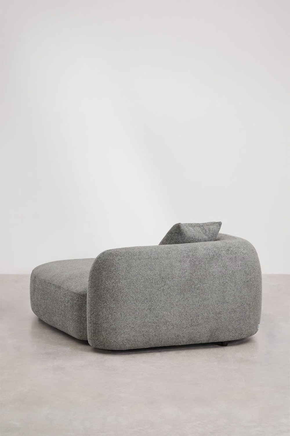 UV HOME Left chaise longue module for modular sofa in chenille Coco