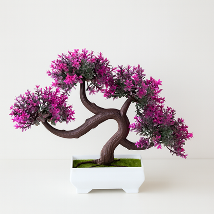 UV HOME – Artificial Bonsai Tree with Vibrant Decorative Foliage