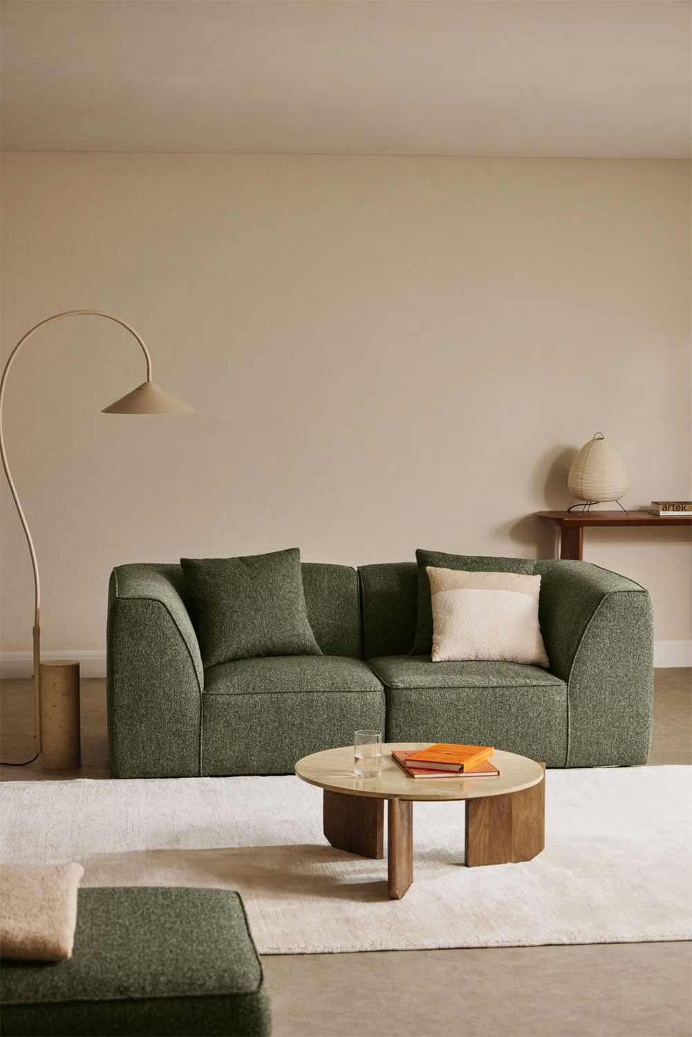 UV HOME Cardea upholstered modular sofa with 2 parts
