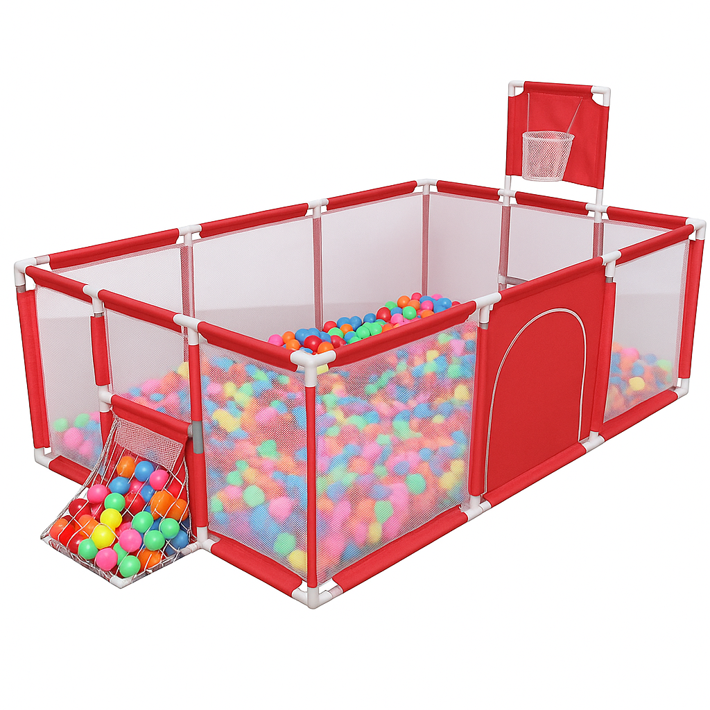 UV HOME – Baby Playpen Safety Fence & Indoor Playground for Kids, Ball Pit for 6 Months to 6 Years