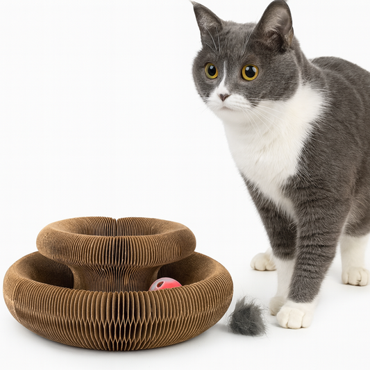 Interactive Cat Toy with Bell Ball – by UV Home