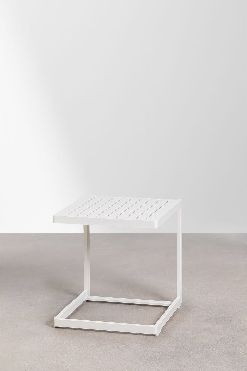 UV HOME Dulem Square Garden Side Table 40 x 40 cm (Aluminium)