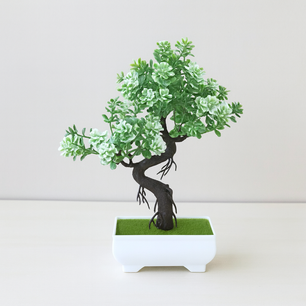 UV HOME – Artificial Bonsai Tree with Vibrant Decorative Foliage