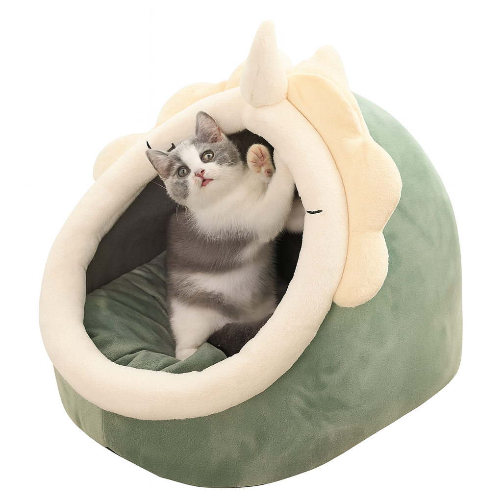 Dinosaur-Themed Cat Bed by UV HOME