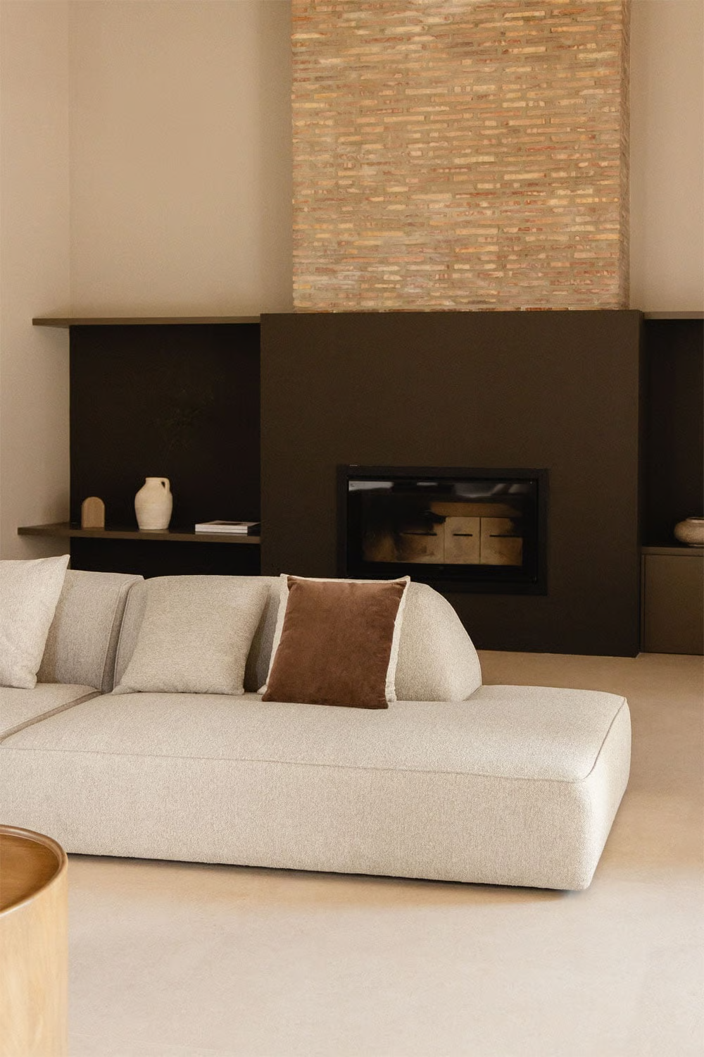 UV HOME Right sofa module for upholstered modular sofa Cardea