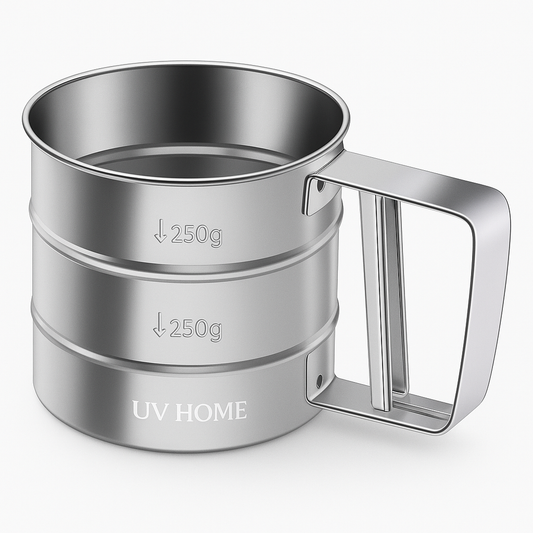 UV HOME Stainless Steel Flour Sifter Cup