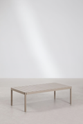 UV HOME Boleni Rectangular Aluminium Garden Table 110 x 60 cm