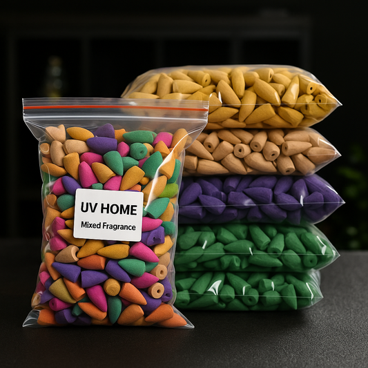 UV HOME Mixed Fragrance Incense Cones – Long-Lasting Aromatherapy