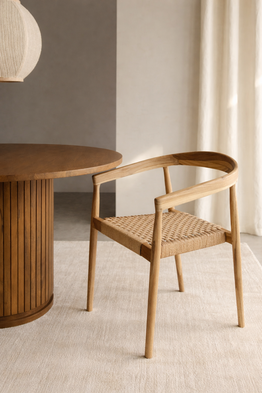 UV HOME Visby Dining Chair – Teak Wood – Design Style