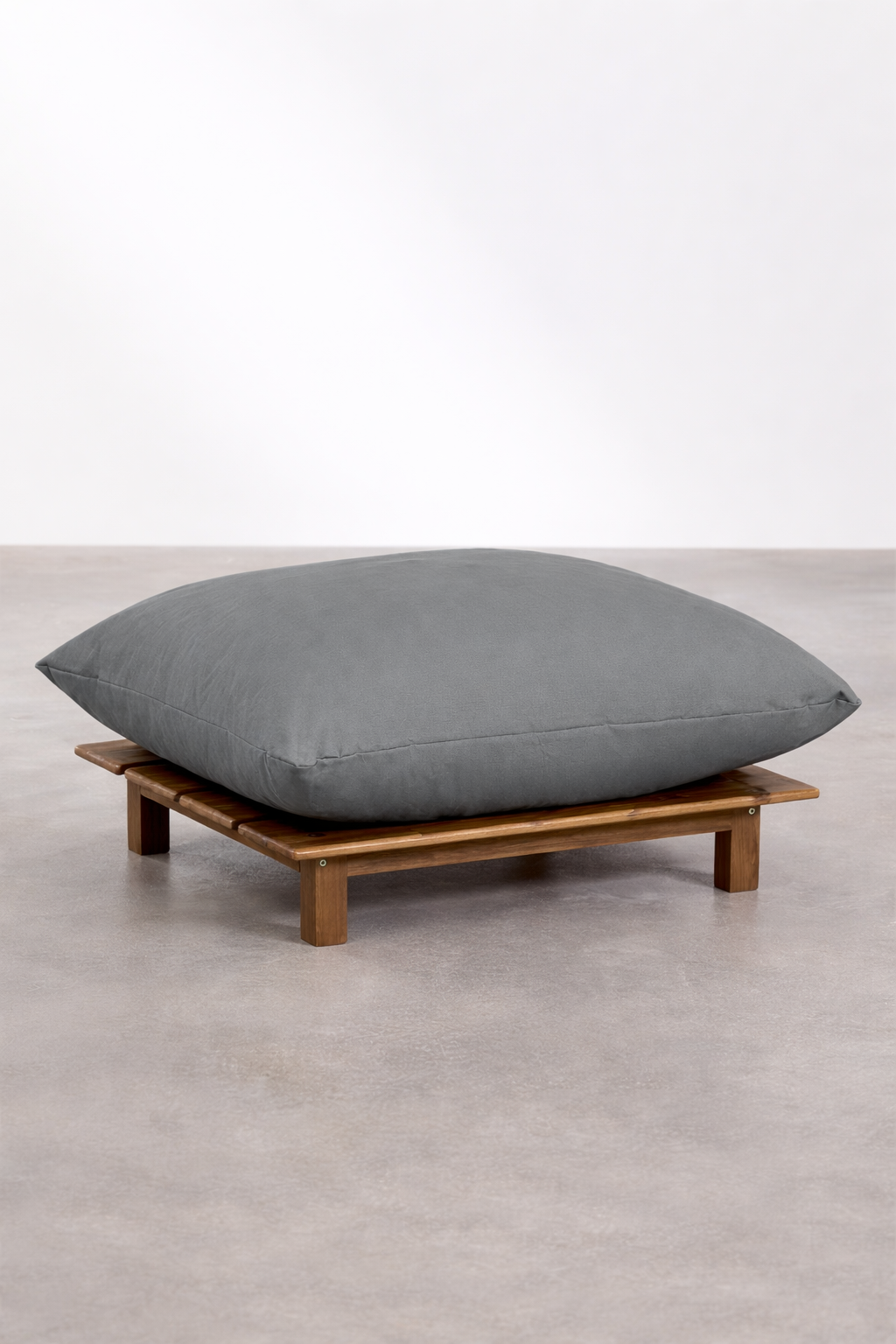 UV Home Brina Ottoman – Solid Acacia Wood