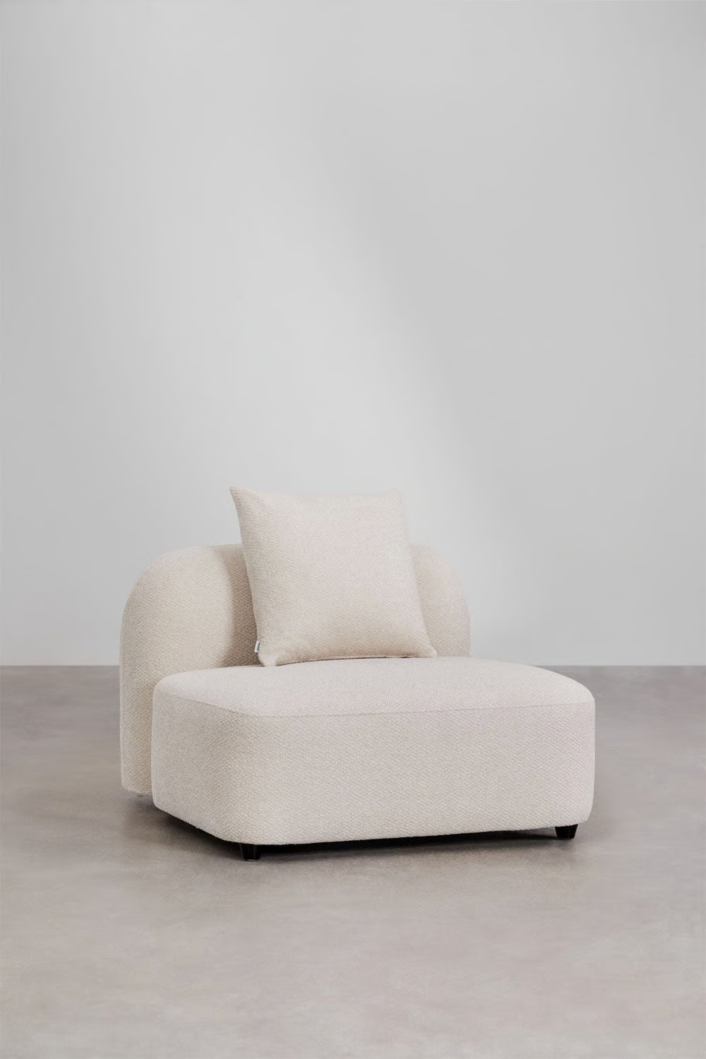 UV HOME Modular 3-piece sofa in chenille Coco