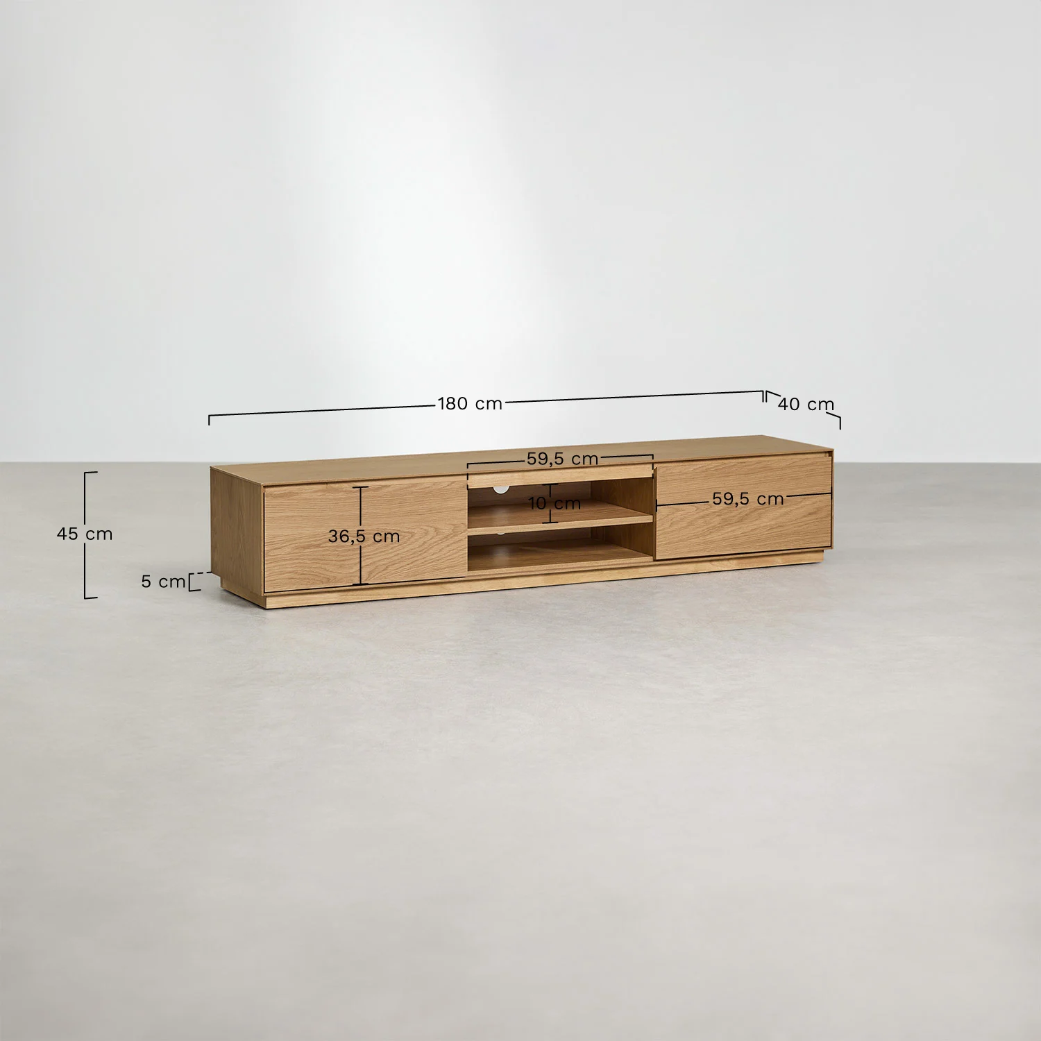 UV HOME TV cabinet 180x45 cm in MDF Burundi