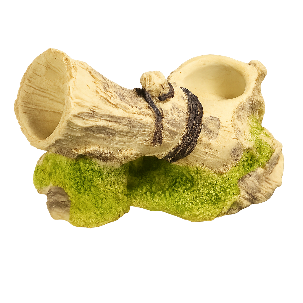 Aquarium Decoration Log with Moss Design – by UV Home