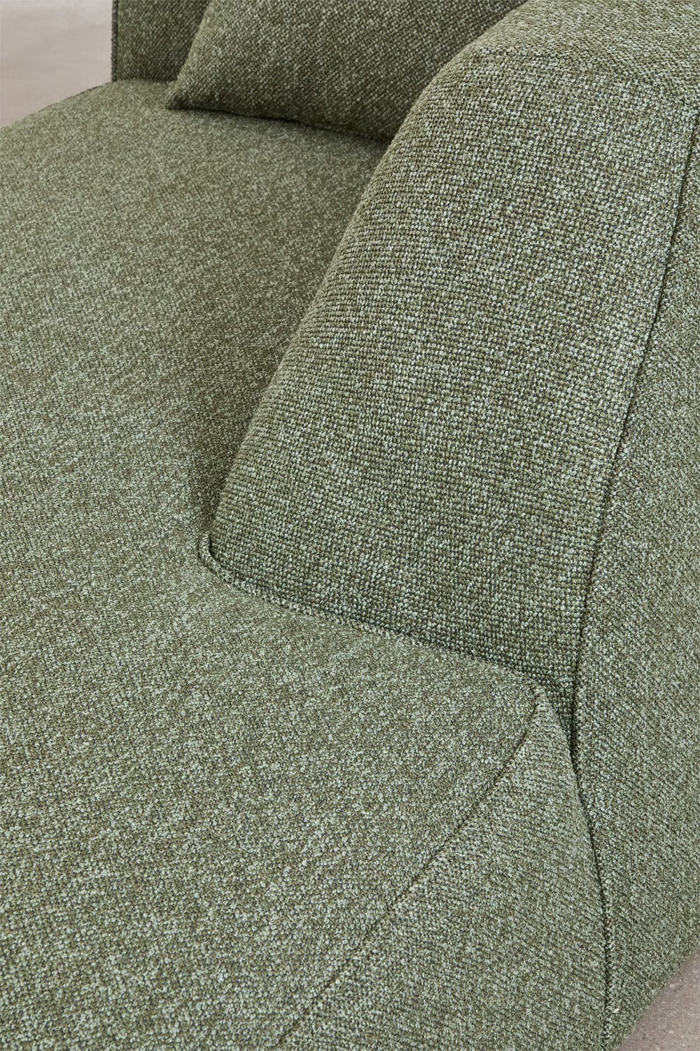 UV HOME Right chaise longue module for upholstered modular sofa Cardea