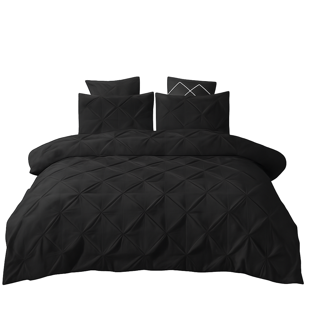 UV HOME Luxe Dekbedovertrek – Elegant Pintuck Design