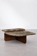 UV Home Clotsh Coffee Table – Natural Stone & Mango Wood