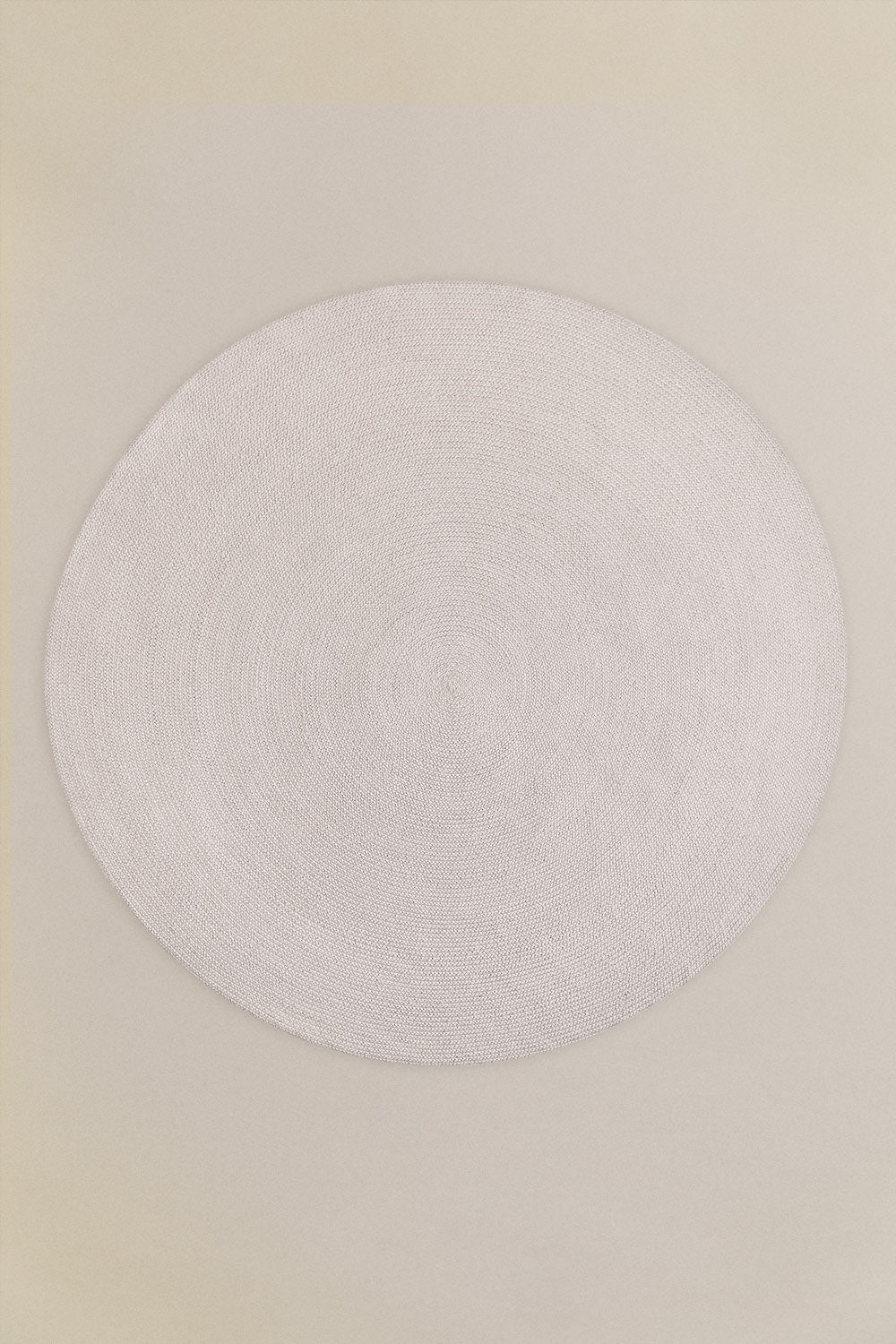 UV Home Round carpet Ø200 cm in polypropylene LisandraMoka Brown