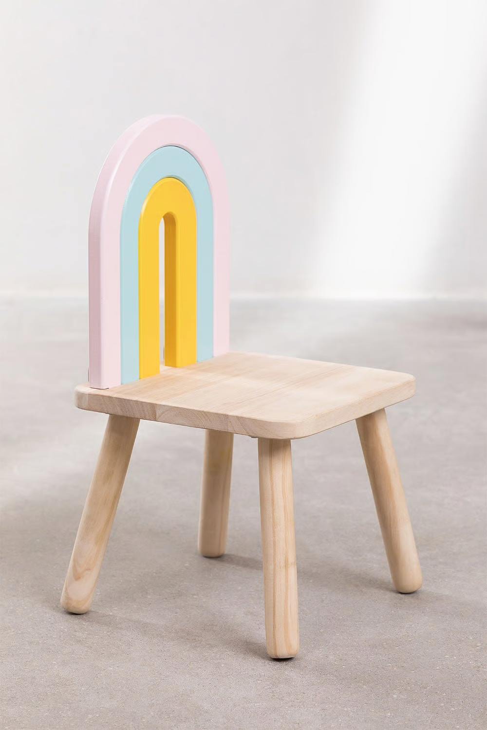 UV Home Mini Rainbow Kids wooden chair