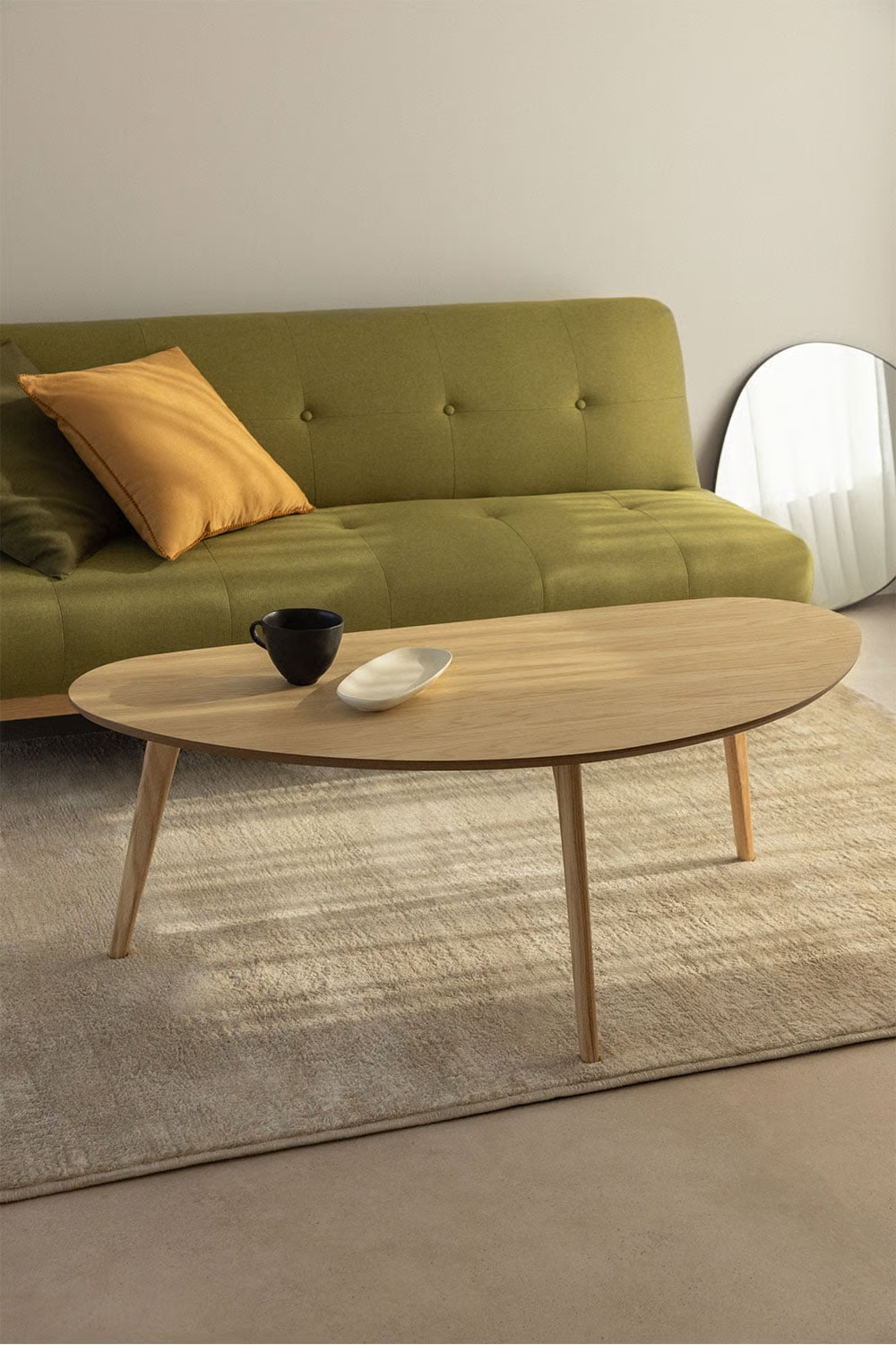 UV Home Coffee table in MDF and Yavik oak wood