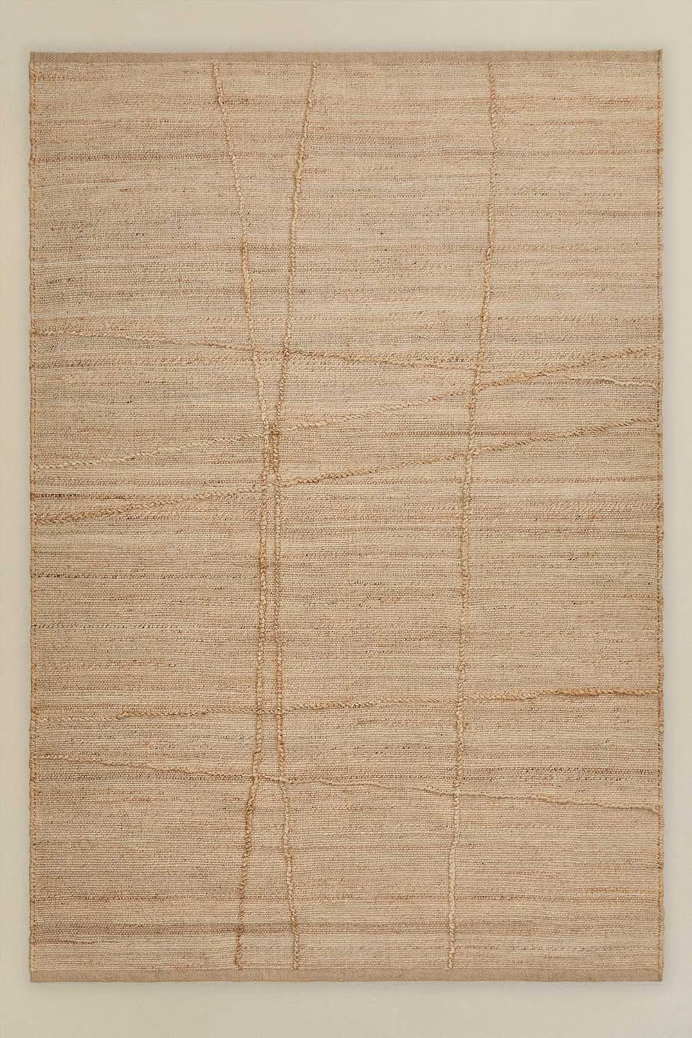UV Home Rectangular rug in jute and cotton Emeline
