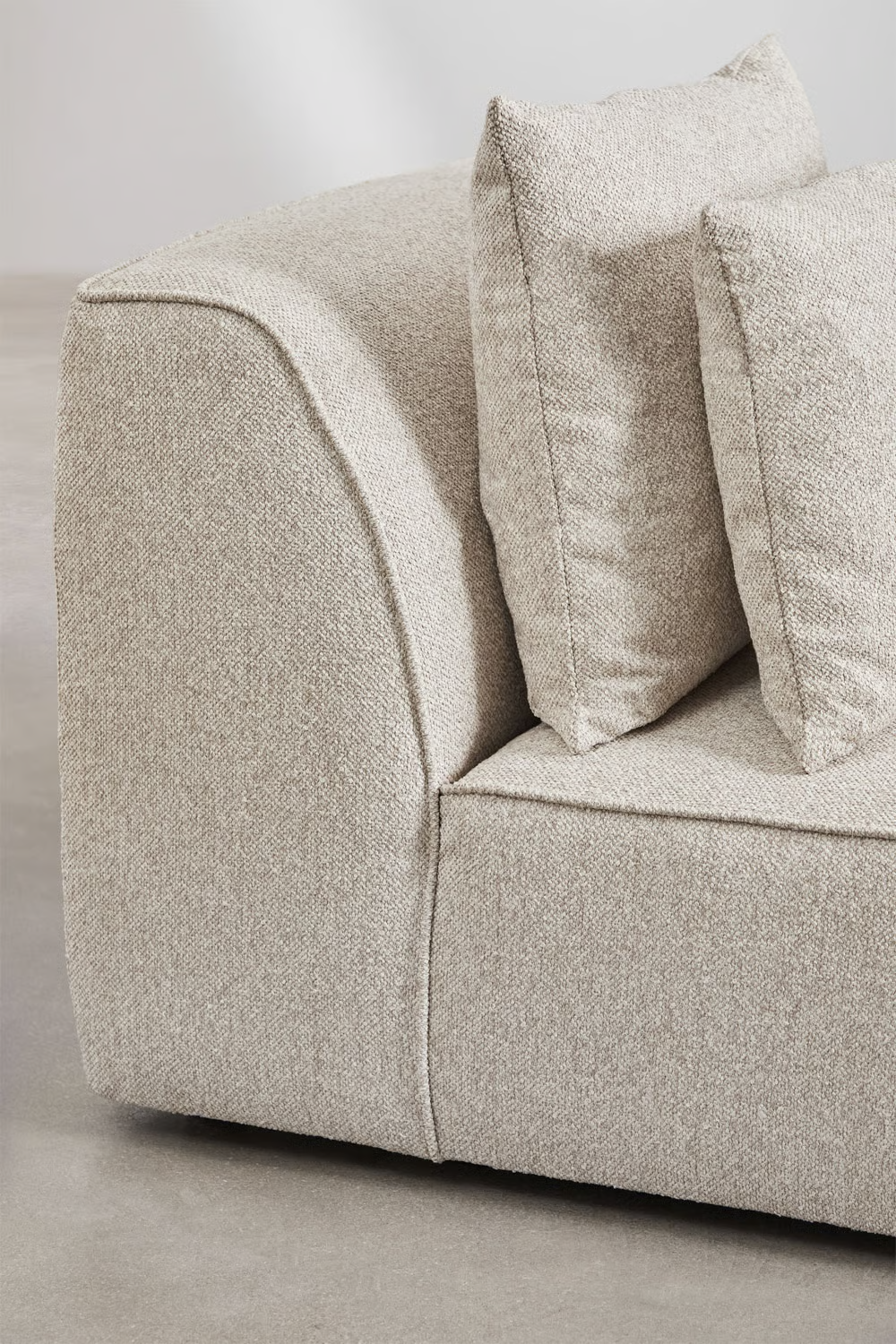UV HOME Right sofa module for upholstered modular sofa Cardea