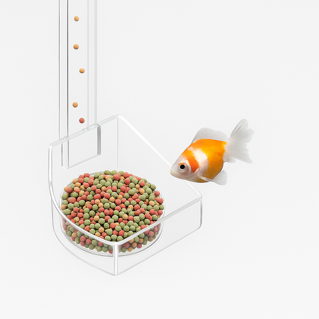 Acrylic Aquarium Feeding Ring by UV Home