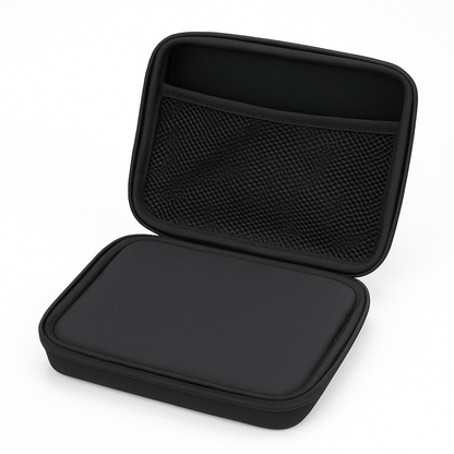 UV HOME Portable Hard Shell Storage Case with Mesh Pocket – Durable Travel Organizer