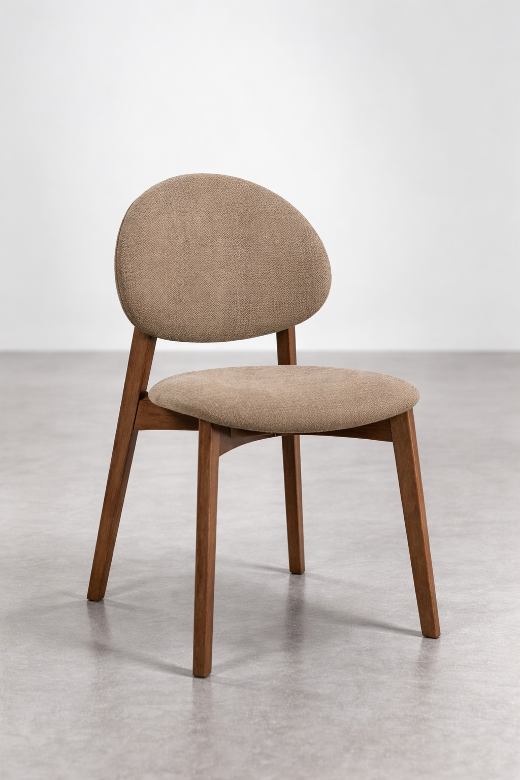 UV HOME Yamena Dining Chair – Wood & Fabric