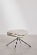 UV HOME Amanda Swivel Bouclé Footstool