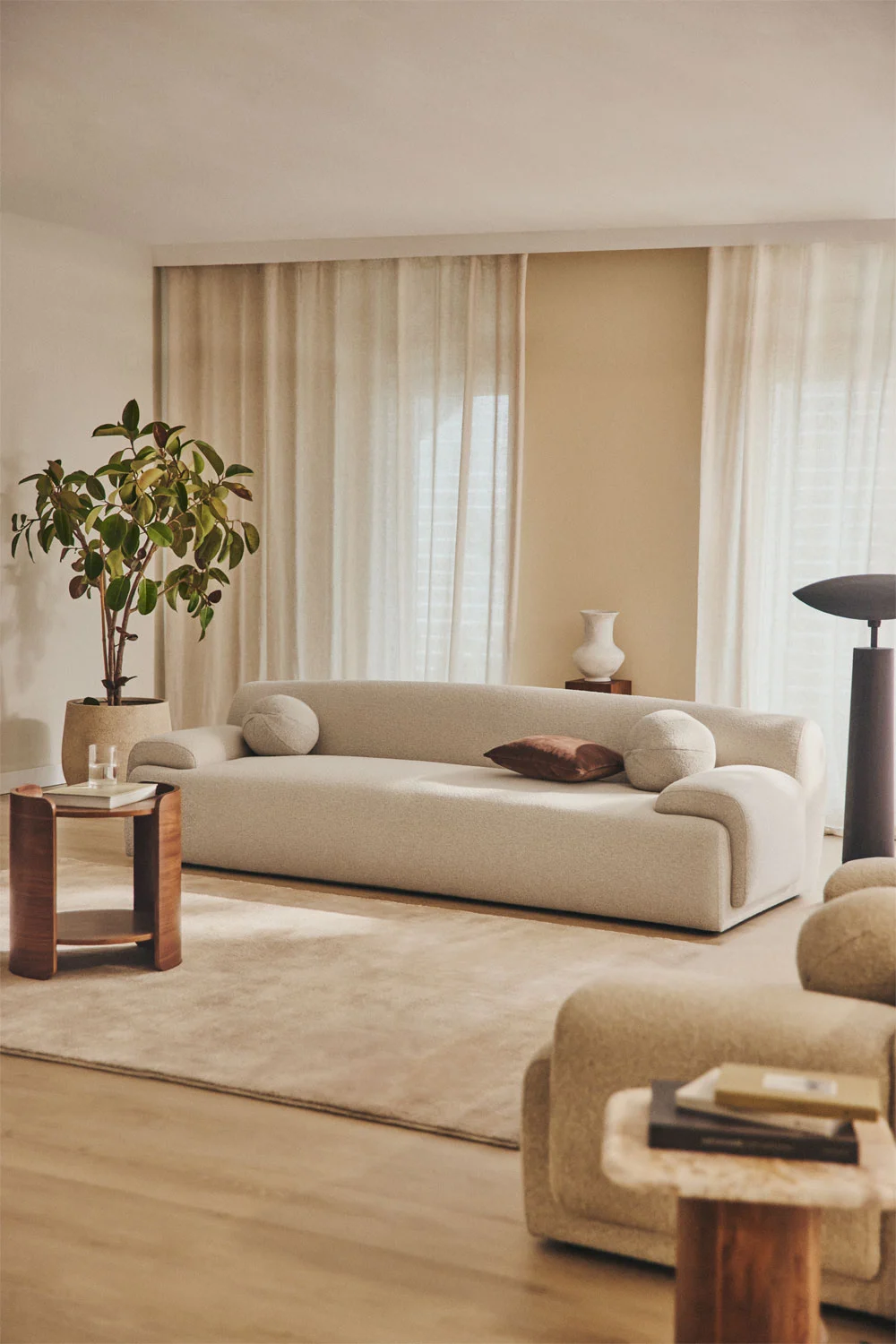 UV Home 3-Seater Sofa Shirina Upholstered