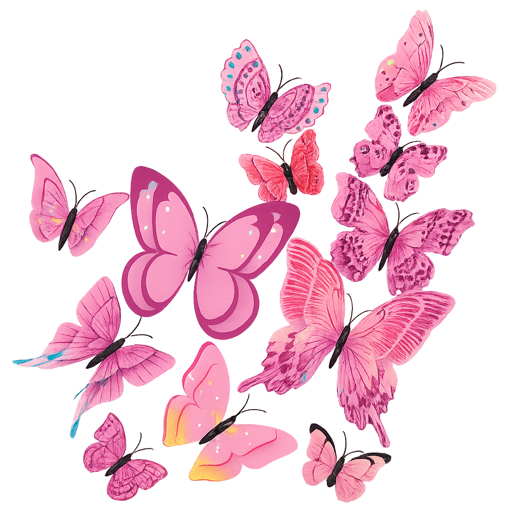 UV HOME – Colorful 3D Butterfly Wall Decor