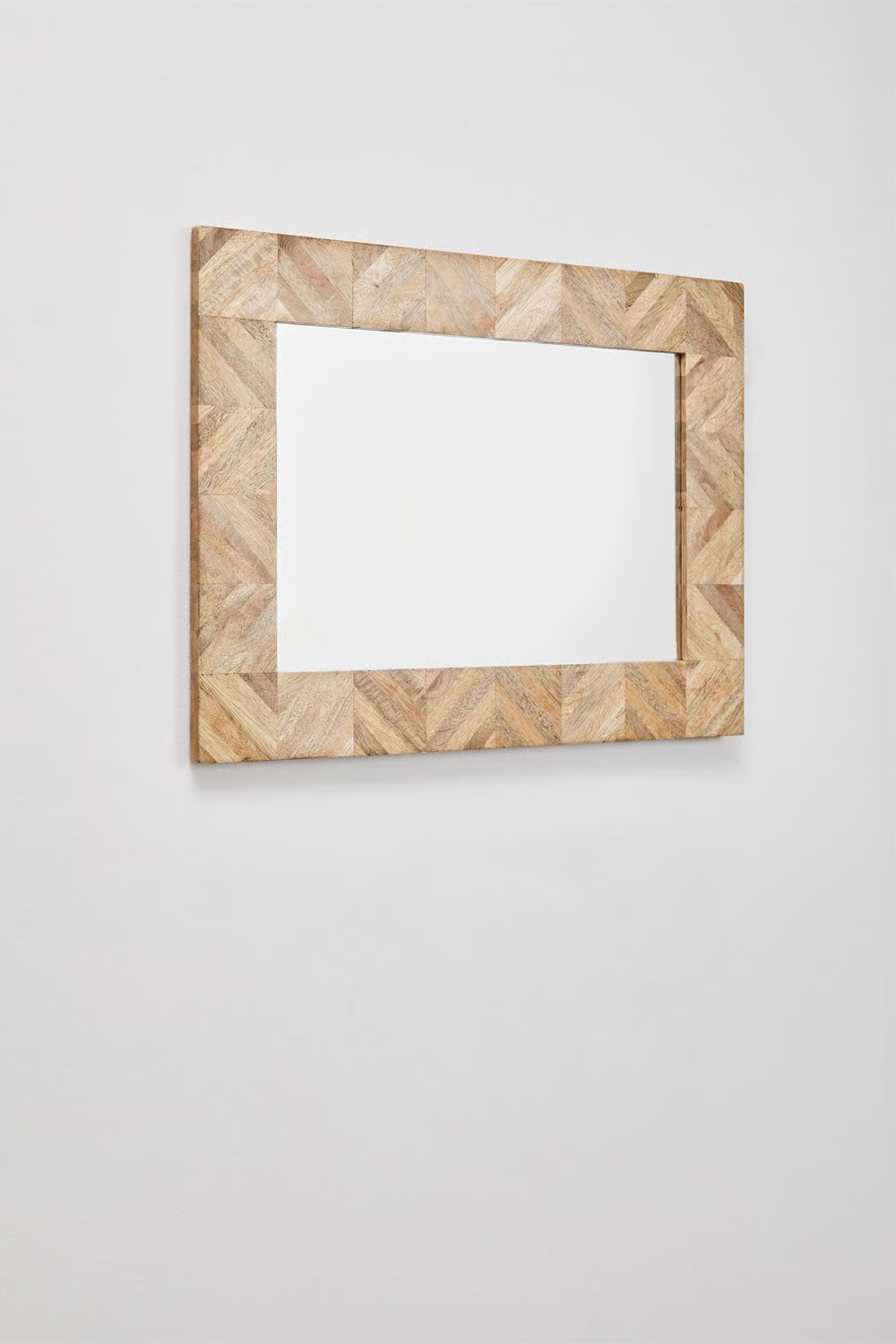 UV HOME Mykonos Rectangular Wall Mirror 50 x 70 cm (Mango Wood)