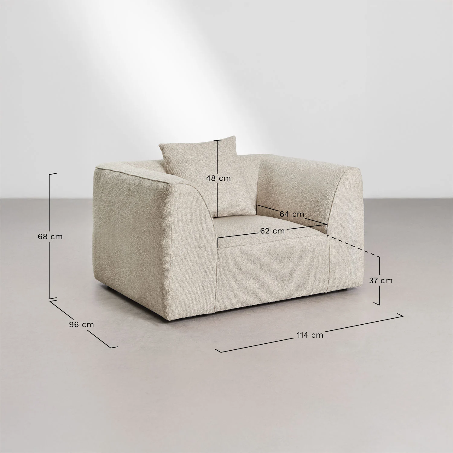 UV HOME Cardea upholstered armchair